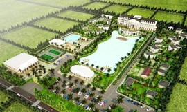 Phối cảnh Khu đô thị sinh thái Vĩnh Thịnh – An Tường. 