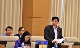 Chủ nhiệm Uỷ ban Pháp luật Nguyễn Khắc Định. Ảnh Quang Khánh