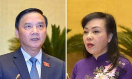 Quốc hội miễn nhiệm và phê chuẩn miễn nhiệm ông Nguyễn Khắc Định, bà Nguyễn Thị Kim Tiến