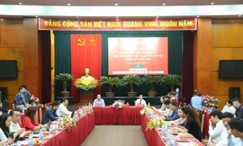 Hội Nông dân Việt Nam họp báo Đại hội đại biểu toàn quốc Hội Nông dân Việt Nam lần thứ VII nhiệm kỳ 2018- 2023. Ảnh DV