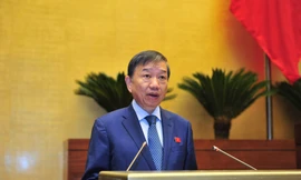 Thượng tướng Tô Lâm, Bộ trưởng Bộ Công an. Ảnh Như Ý