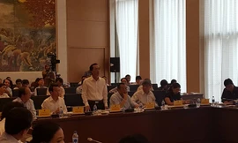 Bộ trưởng Bộ Xây dựng Phạm Hồng Hà tại phiên giải trình