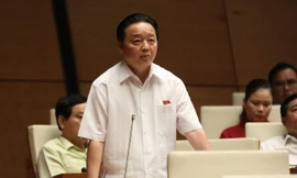 Bộ trưởng Bộ TN&MT Trần Hồng Hà. Ảnh Như Ý