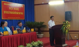 Chủ tịch Hà Nội Nguyễn Đức Chung tại buổi tiếp xúc cử tri