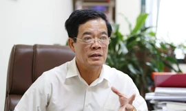 Nhà báo Nhị Lê, Phó Tổng biên tập Tạp chí Cộng sản. Ảnh Như Ý