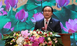 Lễ kỷ niệm 70 năm ngày toàn quốc kháng chiến. Ảnh: Như Ý