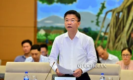 Bộ trưởng Bộ Tư pháp Lê Thành Long. Ảnh QH