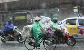 Miền Bắc mưa lớn từ đêm nay