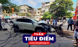 TIÊU ĐIỂM: Luật sư nói gì về vụ ô tô tông liên hoàn 10 xe máy ở Hà Nội?