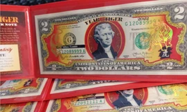 Vì sao tờ 2 USD được coi là đồng tiền may mắn và thường được lì xì trong dịp Tết?