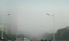 Sương mù bao phủ miền Bắc