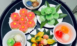 Mâm cỗ ngọt cúng rằm tháng Giêng đắt khách, chậm chân là hết