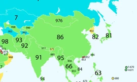 Ai gán mã quốc gia cho các số điện thoại?