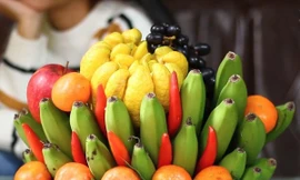 Cách bày mâm ngũ quả trên bàn thờ Tết chuẩn 'Phúc Quý Thọ Khang Ninh'