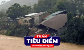 TIÊU ĐIỂM: Mưa lũ do bão số 1 làm 6 người chết và mất tích; Con số ấn tượng: 34