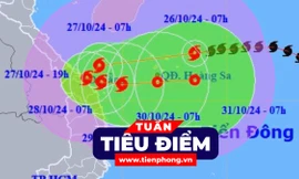 TIÊU ĐIỂM: Bão số 6 Trà Mi gây hình thế thời tiết rất xấu