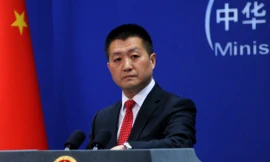 Phát ngôn viên Bộ Ngoại giao Trung Quốc Lục Khảng. Ảnh minh hoạ