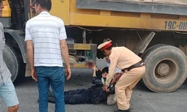 Hiện trường vụ tai nạn. Ảnh: VOV