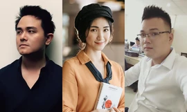 Nhạc sĩ Huy Hoàng (trái) vướng scandal đạo nhạc với Minh Âu (phải) trong ca khúc mới của Hoà Minzy.