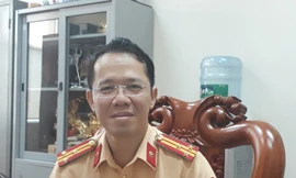 Thượng tá Nguyễn Quang Nhật- Phòng tuyên truyền và điều tra giải quyết tai nạn giao thông, Cục CSGT ( Bộ Công an).