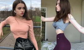 Vòng eo nhỏ không tưởng của người đẹp Nga gây sốc