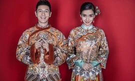 Cặp vợ chồng nổi tiếng của C-biz Huỳnh Hiểu Minh và Angela Baby.