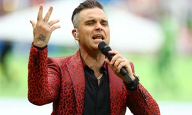 Ca sĩ nổi tiếng người Anh Robbie Williams hát tại khai mạc World Cup 2018.