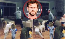 ‘Thần Sấm’ Chris Hemsworth nhảy theo hit của em dâu và cái kết khó đỡ