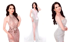 Thúy Vi diện đầm dạ hội lộng lẫy trước thềm chung kết HH Châu Á-TBD