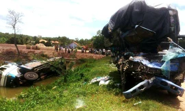 Hiện trường vụ tai nạn làm 3 người chết