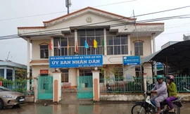 UBND xã Thới An Hội nơi bà Thương đang công tác. Ảnh Nhật Huy