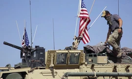 Lính Mỹ ở Syria. Ảnh: AP