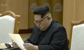 Chủ tịch Triều Tiên Kim Jong-un.