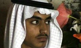 Hamza bin Laden trong lễ cưới. Ảnh: CIA/AP