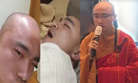 Hình ảnh "phê" ma túy của nhà sư Đài Loan.