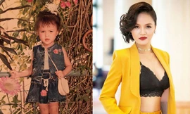 Bất ngờ với ảnh 'khi xưa ta bé' của 'Quỳnh búp bê’ 