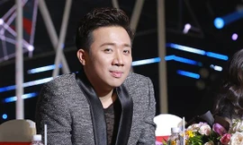 Trấn Thành trong buổi họp báo "Ca sỹ thần tượng". Ảnh: CV