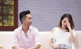 Khánh Thi bật khóc khi kể về chuyện tình với Phan Hiển.