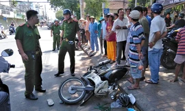 Hiện trường vụ việc.