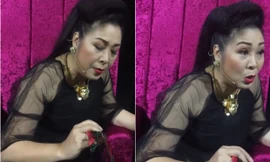 NSND Hồng Vân "nổ" giá set đồ trên trời.