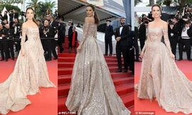 ‘Thiên thần’ Alessandra Ambrosio đẹp xuất thần trên thảm đỏ Cannes