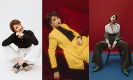 Không còn ‘bánh bèo’, Nhã Phương sắc sảo với phong cách menswear