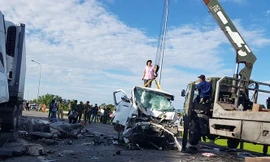 Hiện trường vụ tai nạn thảm khốc