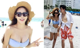 Trăng mật ngọt ngào của sao Hàn U50 với chồng kém 17 tuổi