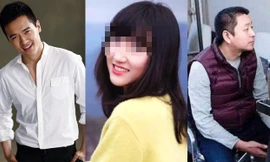 Cao Vân Tường (trái) và Vương Tinh (phải) bị cáo buộc cưỡng hiếp Trương Hi (giữa).