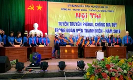 Hội thi tuyên truyền phòng, chống ma túy trong đoàn viên thanh niên là một trong những hoạt động thường niên của huyện Cam Lộ. Ảnh: T.Truyền