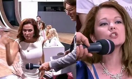 Con bị xúc phạm, nữ diễn viên không ngại thẳng tay tát khán giả trên sóng truyền hình.