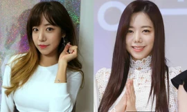 Gương mặt của Namjoo trở nên khác biệt qua hai bức ảnh. 