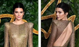 Kendall Jenner diện đầm xuyên thấu không nội y ‘náo loạn’ sự kiện