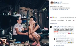 Ảnh đời thường bình dị của H'hen Niê được trang fanpage Gorgeous Girls đăng tải, với lượng tương tác kỷ lục.